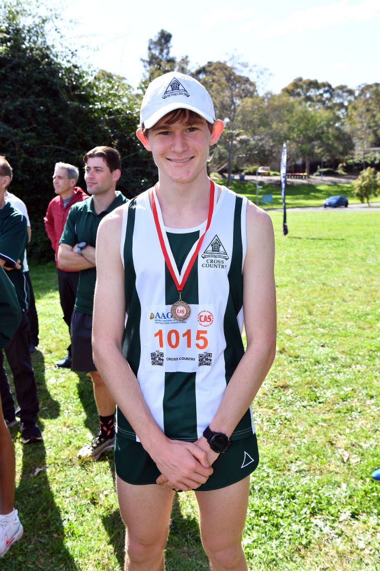 Jack W. with his individual medal