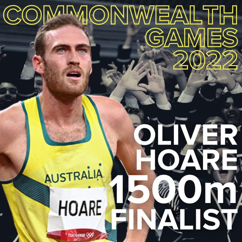 Ollie wins Comm Games 1500m heat - Fastest qualifier for final